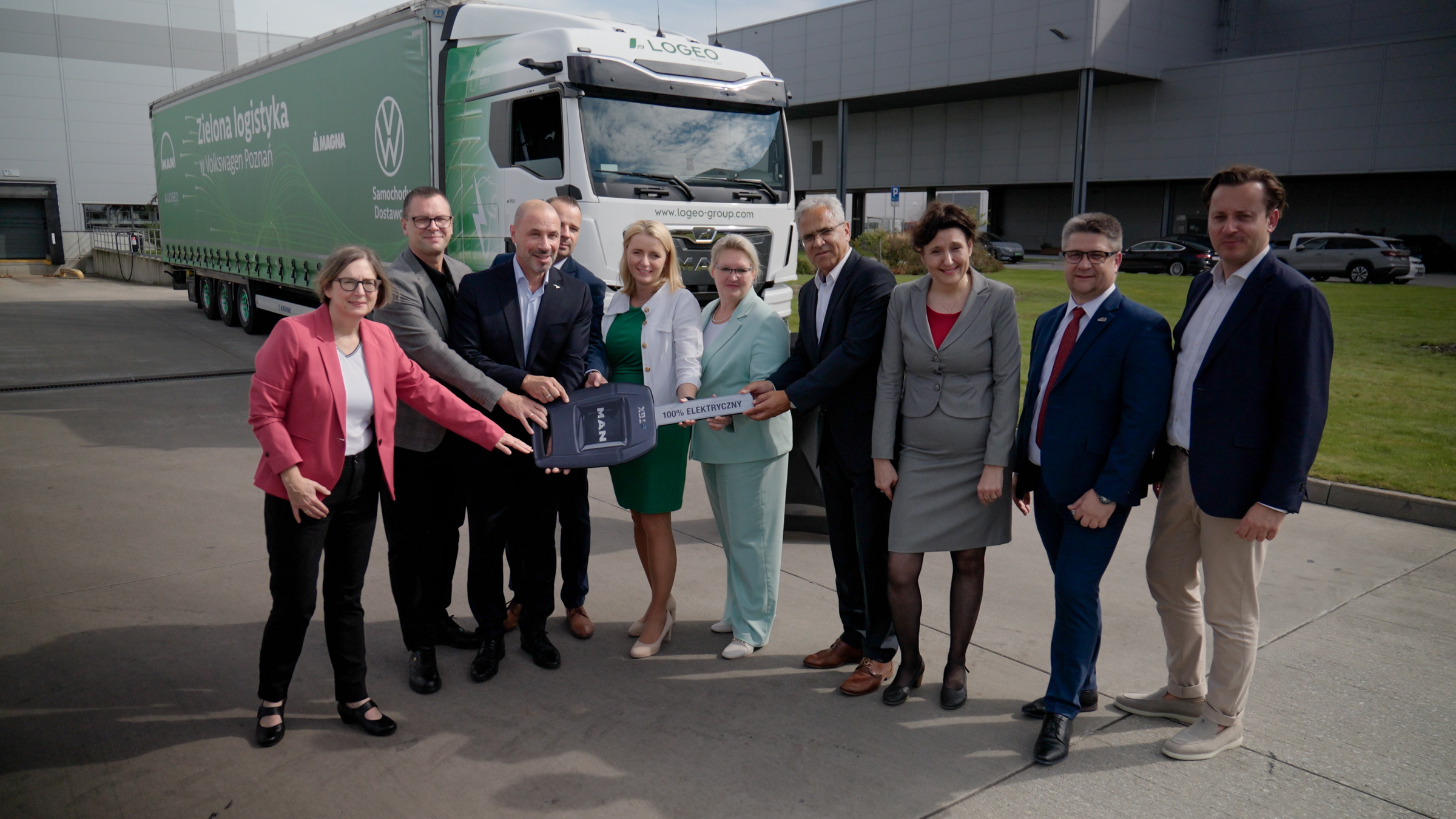 Pierwsza w 100% elektryczna ciężarówka MAN eTruck została przekazana klientowi w Polsce